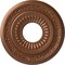 Ekena Millwork Lauren Ceiling Medallion (Canopies up to 6 1/4"), 20 5/8"OD x 6 1/4"ID x 1 3/8"P, Polished Copper CM20LNPOS - alternate 1